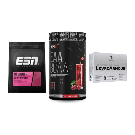 Definitionsphase-Set: ESN Designer + MST EAA & BCAA + Kevin Levrone – alle enthaltenen Artikel