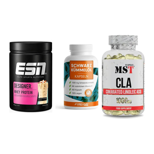 Definitionsphase-Set: ESN Designer + ProFuel Schwar + MST CLA 1000mg – alle enthaltenen Artikel