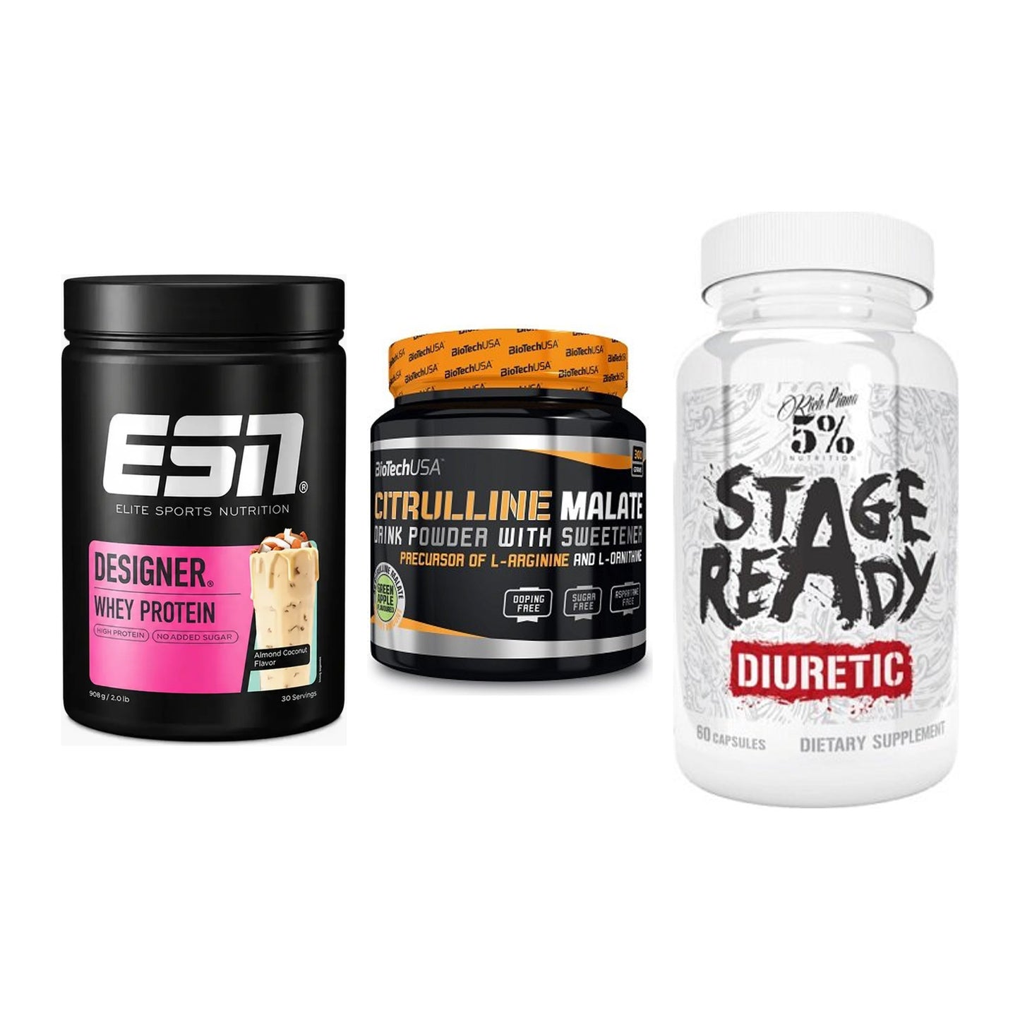 Definitionsphase-Set: ESN Designer + BioTech Citrul + 5% Nutrition – alle enthaltenen Artikel