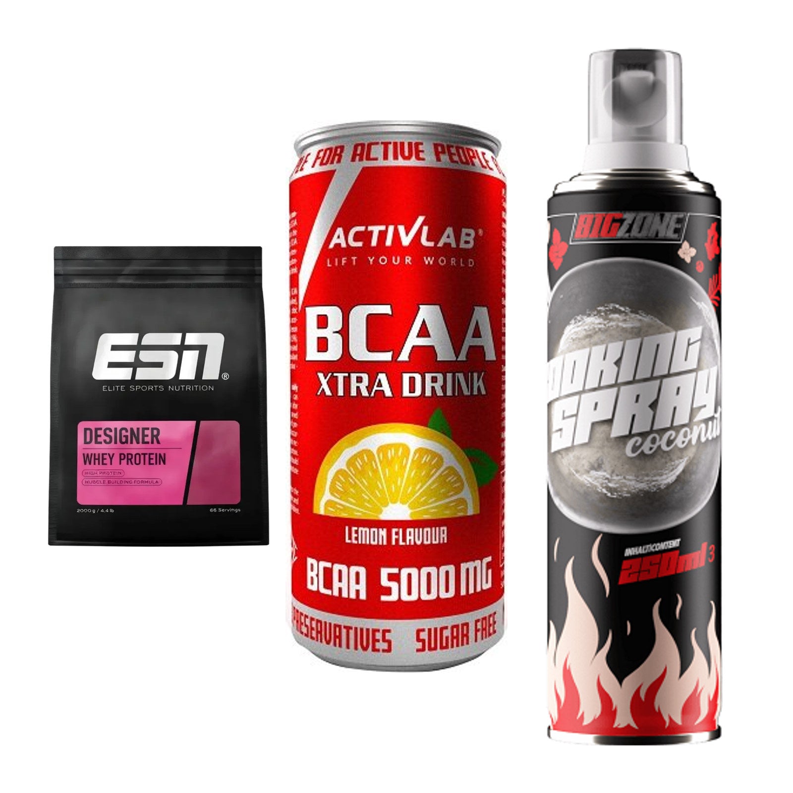 Definitionsphase-Set: ESN Designer + Activlab BCAA + Big Zone – alle enthaltenen Artikel