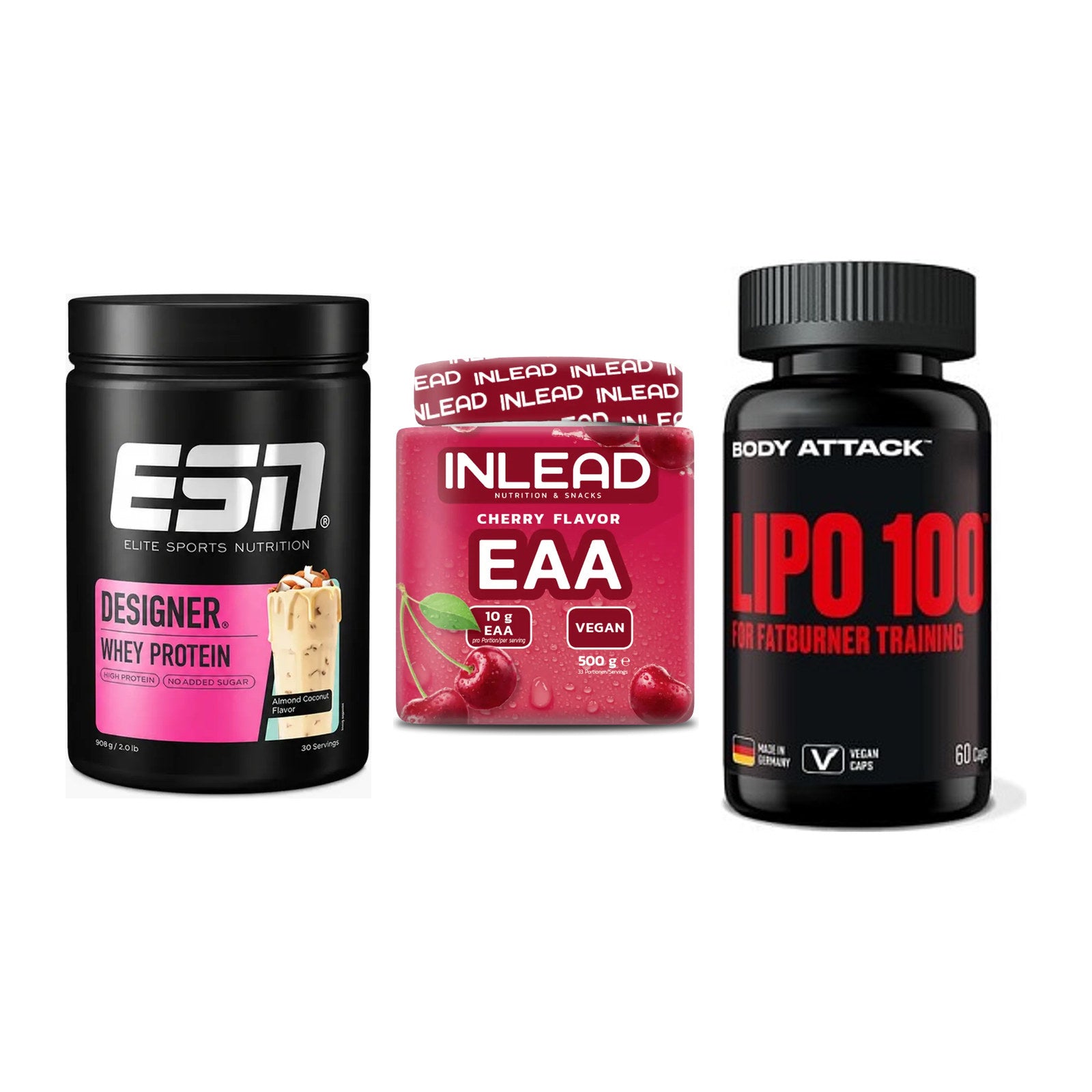 Definitionsphase-Set: ESN Designer + INLEAD EAA + Body Attack – alle enthaltenen Artikel