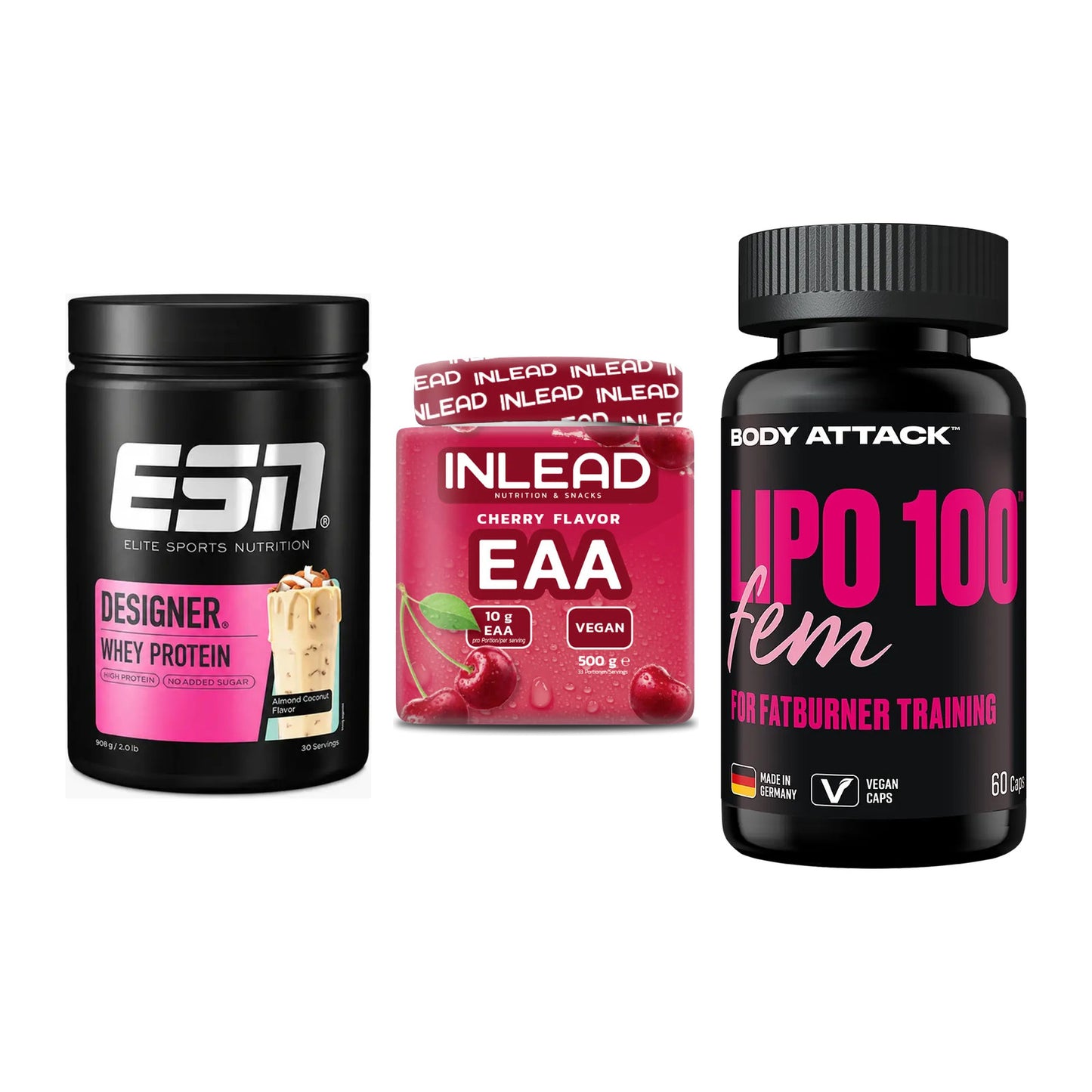 Definitionsphase-Set: ESN Designer + INLEAD EAA + Body Attack – alle enthaltenen Artikel