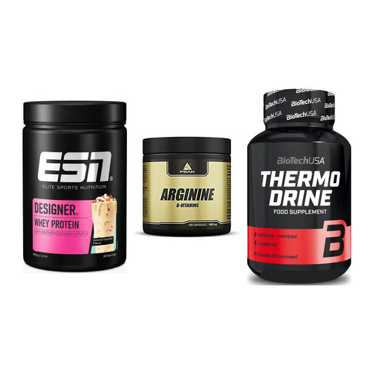 Definitionsphase-Set: ESN Designer + Peak Arginin + BioTech Thermo – alle enthaltenen Artikel