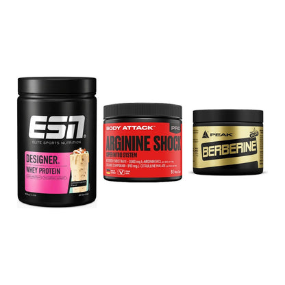 Definitionsphase-Set: ESN Designer + Body Attack + Peak Berberine – alle enthaltenen Artikel