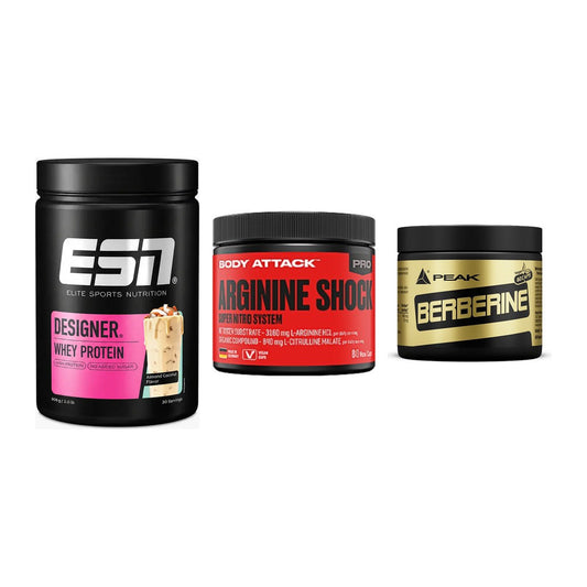Definitionsphase-Set: ESN Designer + Body Attack + Peak Berberine – alle enthaltenen Artikel