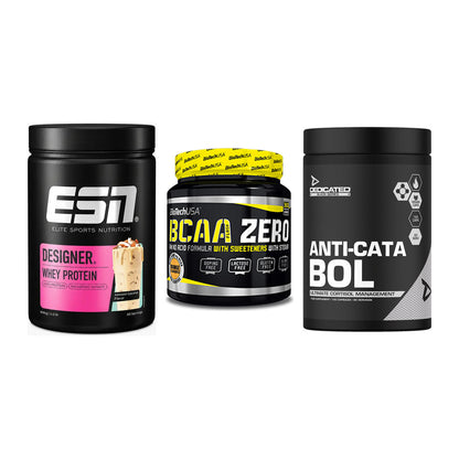 Definitionsphase-Set: ESN Designer + BioTech BCAA + Dedicated – alle enthaltenen Artikel