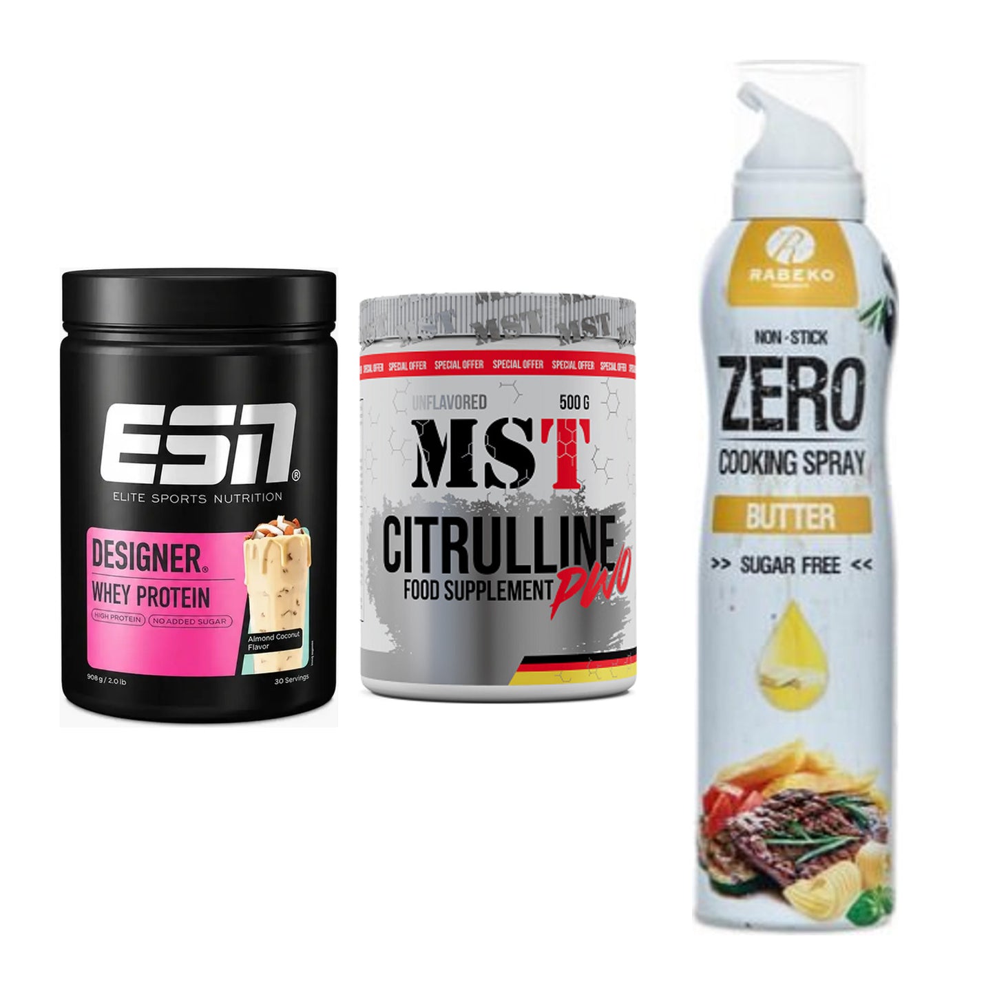 Definitionsphase-Set: ESN Designer + MST Citrulline + Rabeko Zero – alle enthaltenen Artikel
