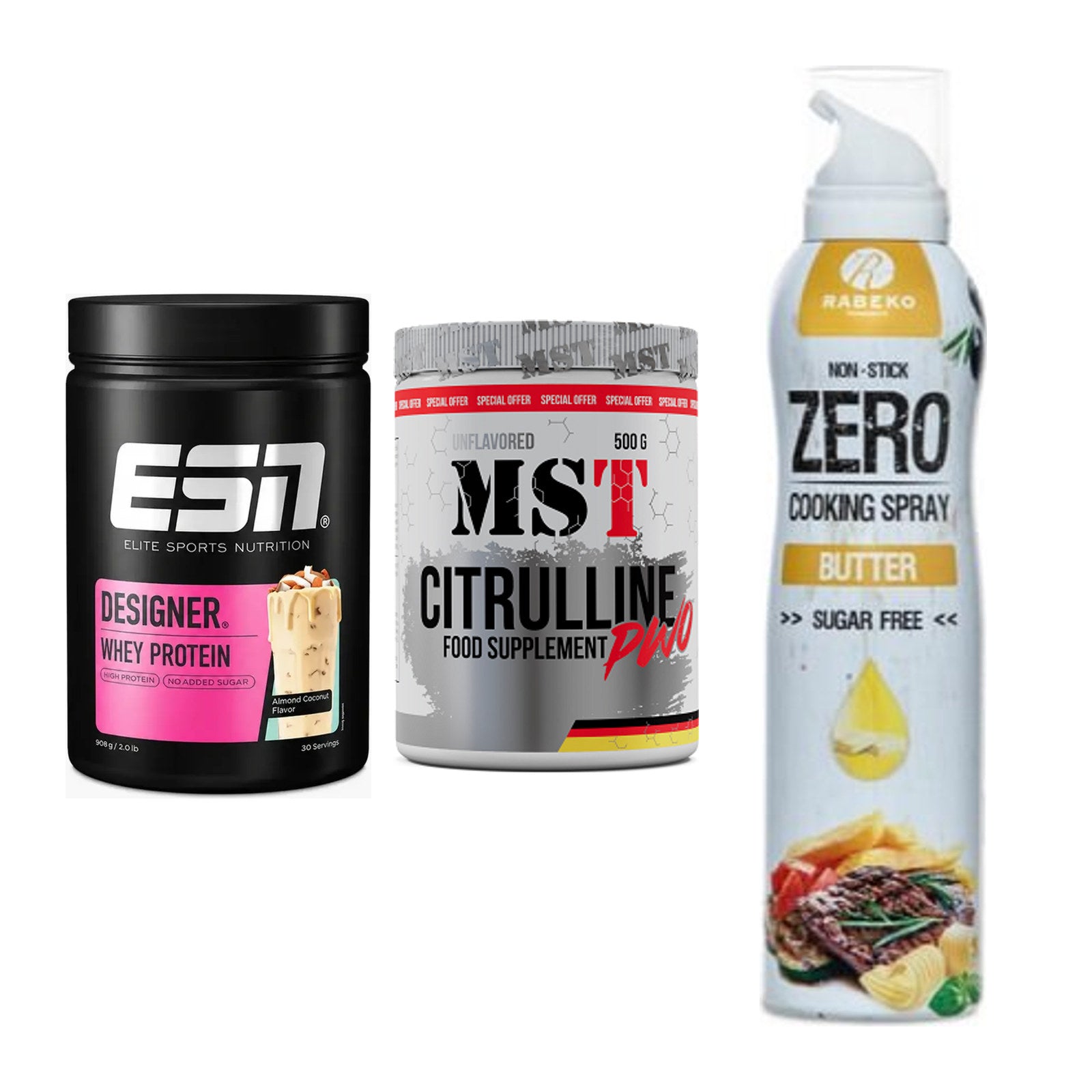 Definitionsphase-Set: ESN Designer + MST Citrulline + Rabeko Zero – alle enthaltenen Artikel