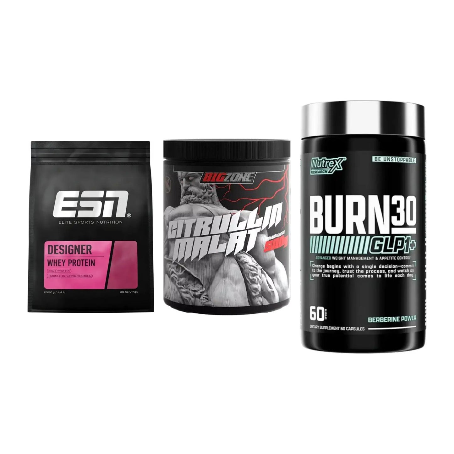 Definitionsphase-Set: ESN Designer + Big Zone + Nutrex Burn 30 – alle enthaltenen Artikel