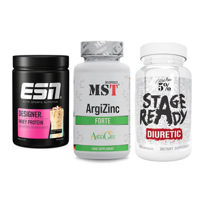 Definitionsphase-Set: ESN Designer + MST ArgiZinc + 5% Nutrition – alle enthaltenen Artikel