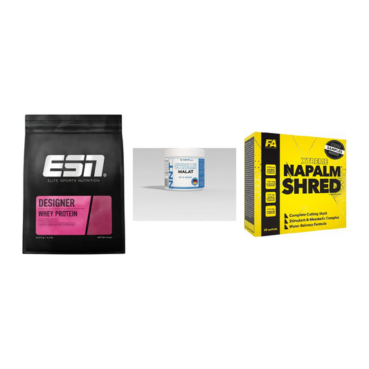 Definitionsphase-Set: ESN Designer + NNT Citrullin + FA Nutrition – alle enthaltenen Artikel
