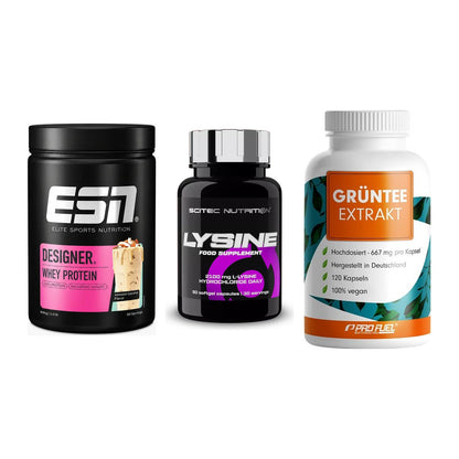 Definitionsphase-Set: ESN Designer + Scitec Lysine + ProFuel Grünte – alle enthaltenen Artikel