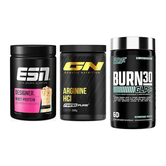Definitionsphase-Set: ESN Designer + GN Arginine + Nutrex Burn 30 – alle enthaltenen Artikel