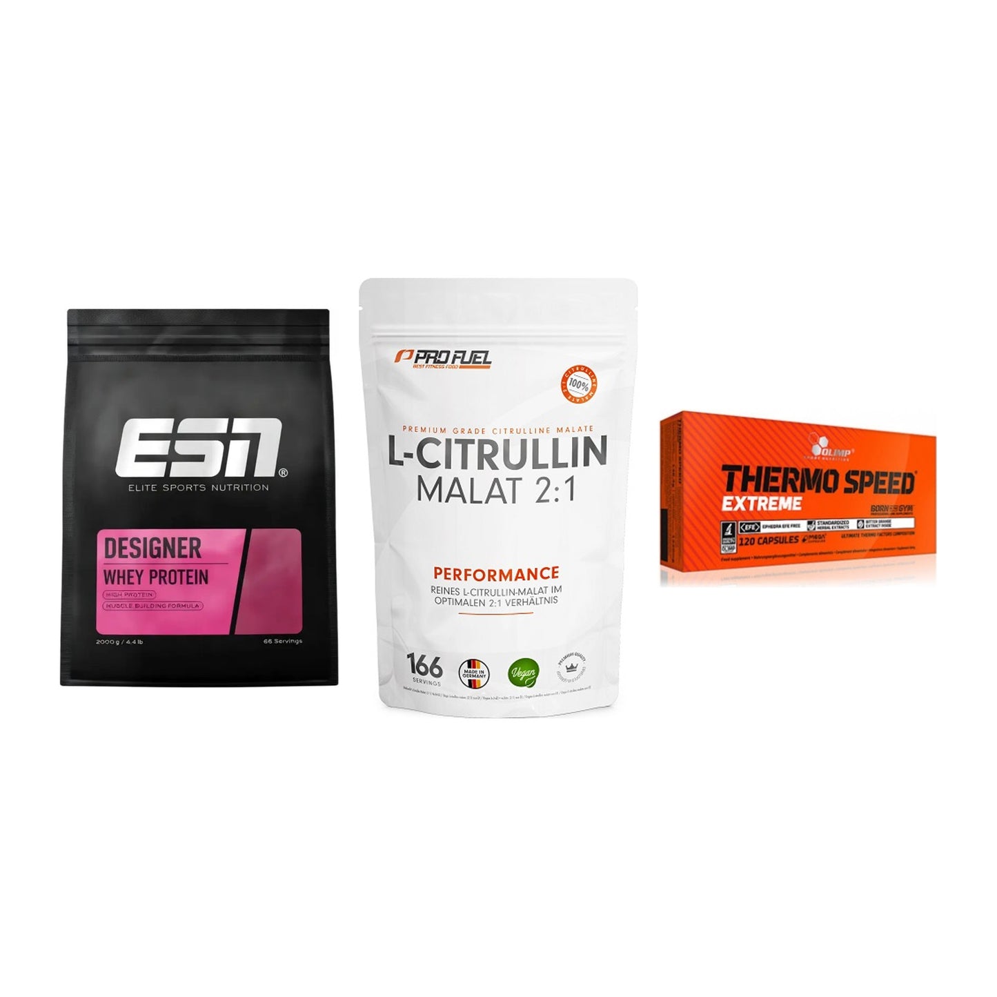 Definitionsphase-Set: ESN Designer + ProFuel L-Citr + Olimp Thermo – alle enthaltenen Artikel