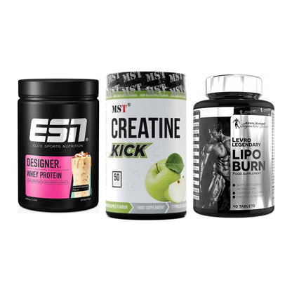 Definitionsphase-Set: ESN Designer + MST Creatine + Kevin Levrone – alle enthaltenen Artikel