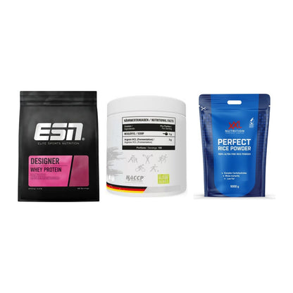 Definitionsphase-Set: ESN Designer + MST Arginine + XXL Nutrition – alle enthaltenen Artikel