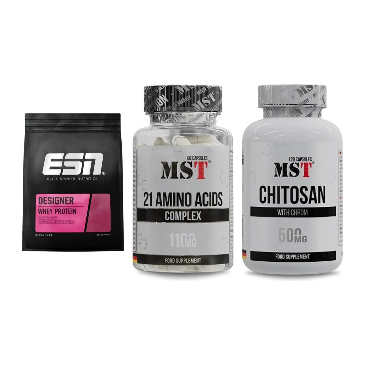 Definitionsphase-Set: ESN Designer + MST 21 Amino + MST Chitosan – alle enthaltenen Artikel