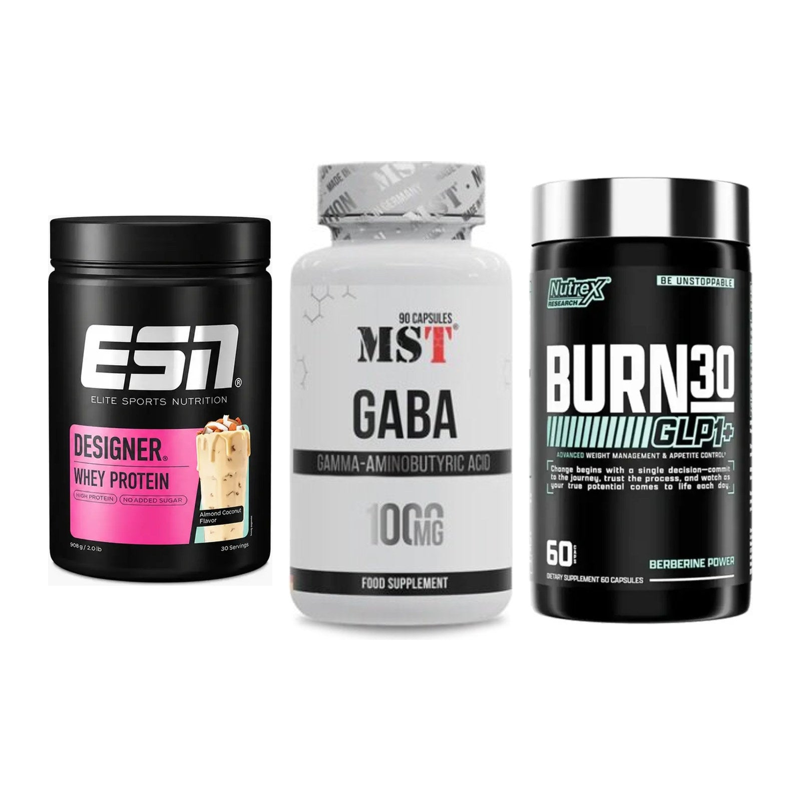 Definitionsphase-Set: ESN Designer + MST GABA + Nutrex Burn 30 – alle enthaltenen Artikel