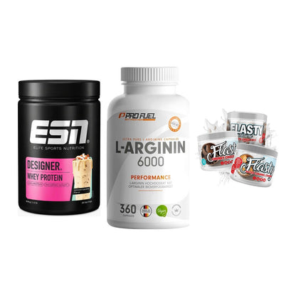 Definitionsphase-Set: ESN Designer + ProFuel L-Argi + Sinob Flasty – alle enthaltenen Artikel