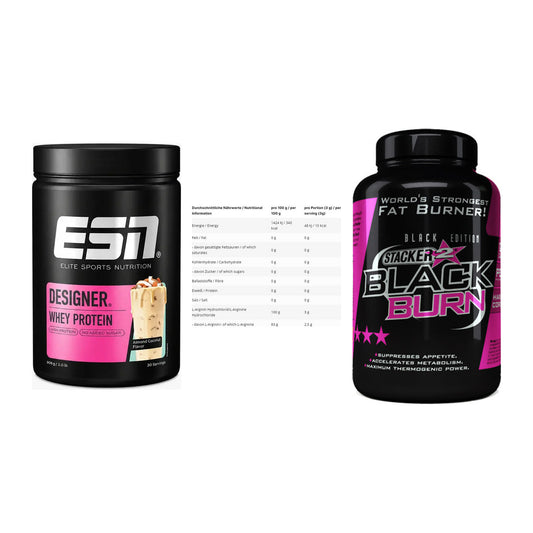 Definitionsphase-Set: ESN Designer + INLEAD L-Argin + Stacker2 Black – alle enthaltenen Artikel