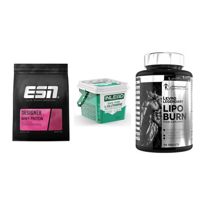 Definitionsphase-Set: ESN Designer + INLEAD L-Gluta + Kevin Levrone – alle enthaltenen Artikel