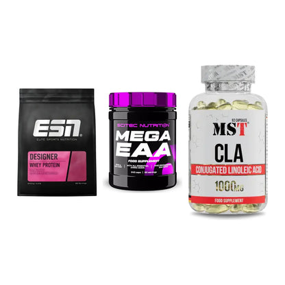 Definitionsphase-Set: ESN Designer + Scitec Mega + MST CLA 1000mg – alle enthaltenen Artikel