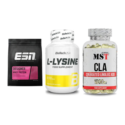 Definitionsphase-Set: ESN Designer + BioTech L-Lysi + MST CLA 1000mg – alle enthaltenen Artikel