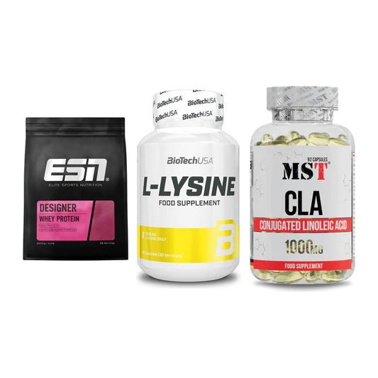 Definitionsphase-Set: ESN Designer + BioTech L-Lysi + MST CLA 1000mg – alle enthaltenen Artikel