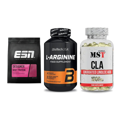 Definitionsphase-Set: ESN Designer + BioTech L-Argi + MST CLA 1000mg – alle enthaltenen Artikel