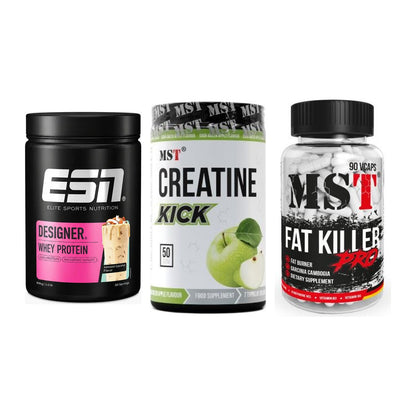 Definitionsphase-Set: ESN Designer + MST Creatine + MST Fat Killer – alle enthaltenen Artikel