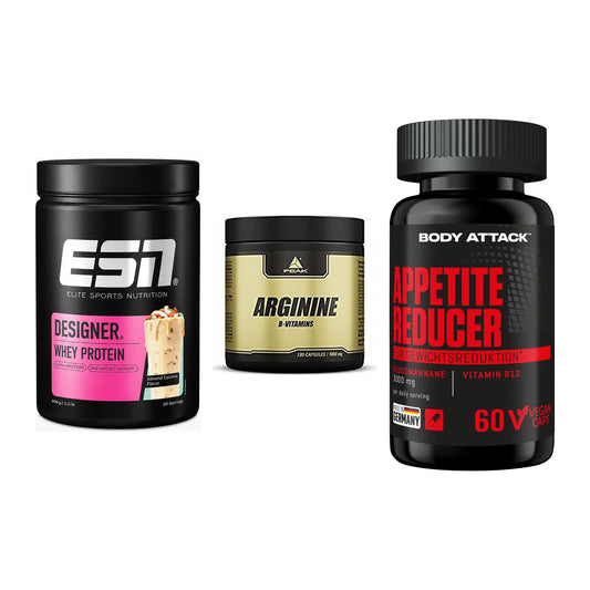 Definitionsphase-Set: ESN Designer + Peak Arginin + Body Attack – alle enthaltenen Artikel