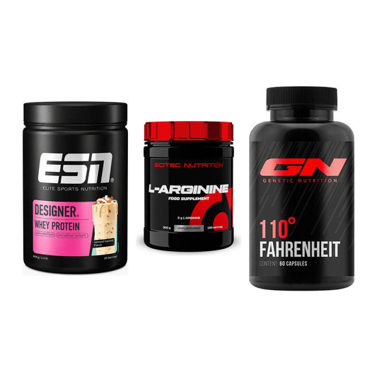 Definitionsphase-Set: ESN Designer + Scitec Arginin + GN 110 Fahrenh – alle enthaltenen Artikel