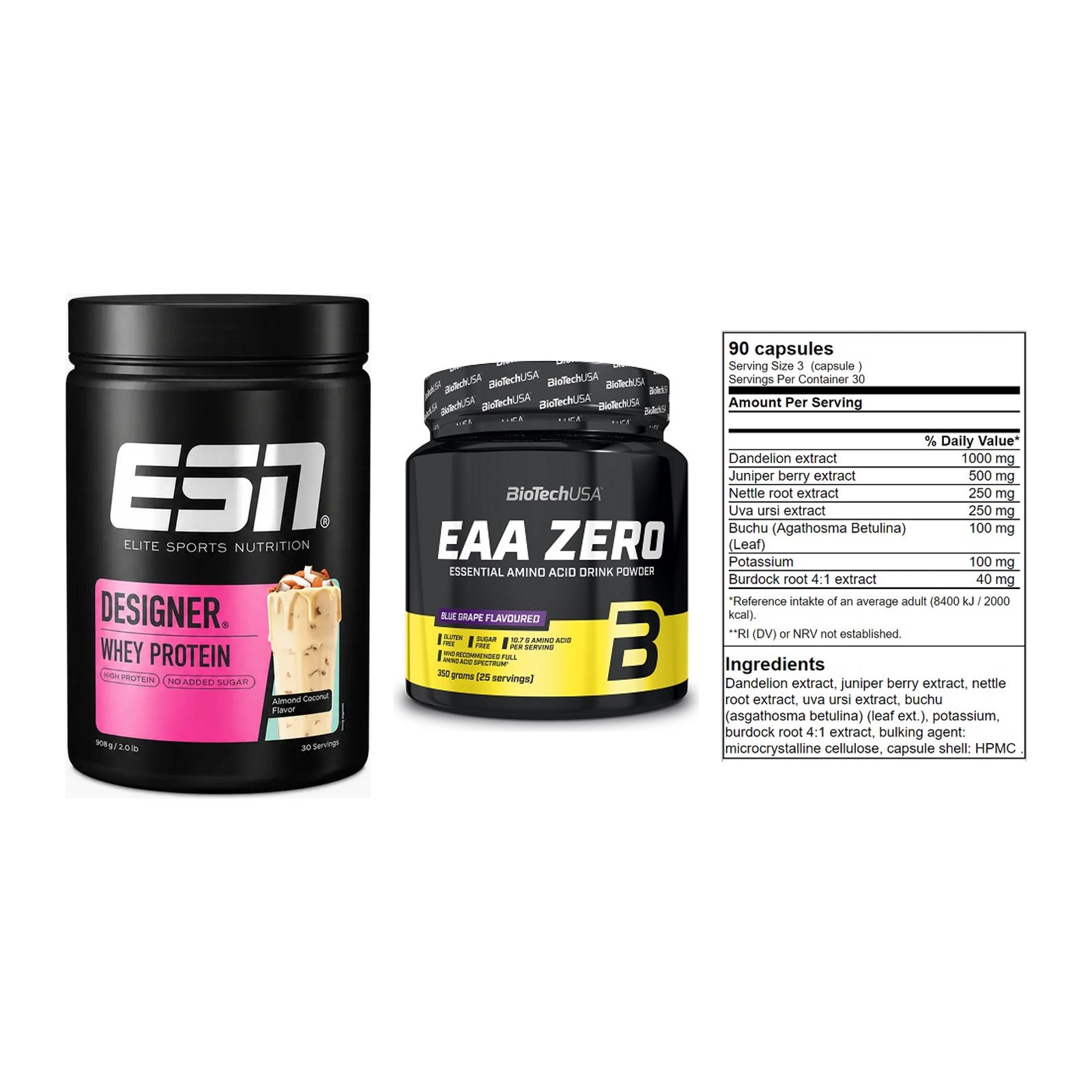 Definitionsphase-Set: ESN Designer + BioTech EAA + GN Shred Cuts – alle enthaltenen Artikel