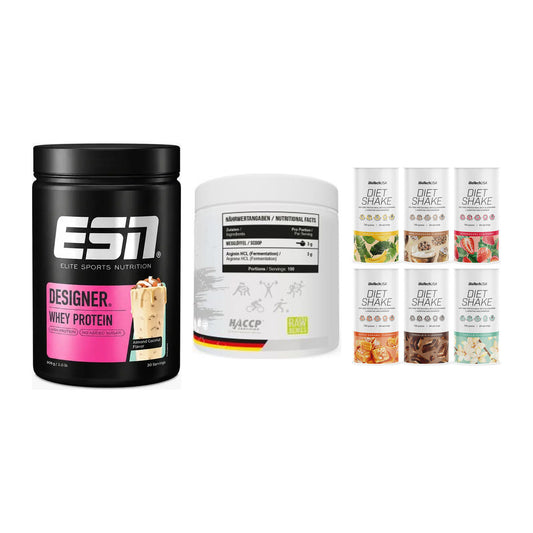 Definitionsphase-Set: ESN Designer + MST Arginine + BioTech Diet – alle enthaltenen Artikel