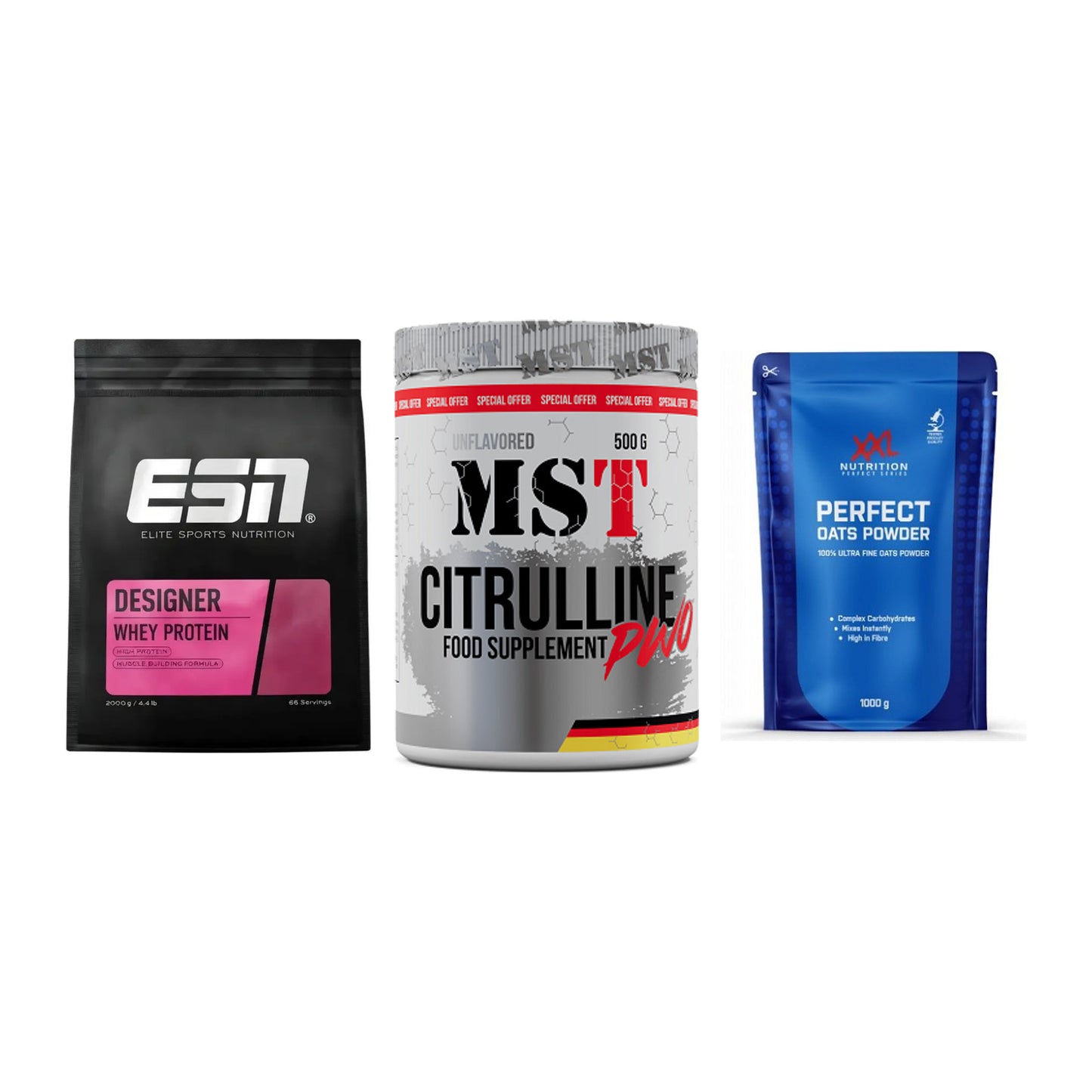 Definitionsphase-Set: ESN Designer + MST Citrulline + XXL Nutrition – alle enthaltenen Artikel