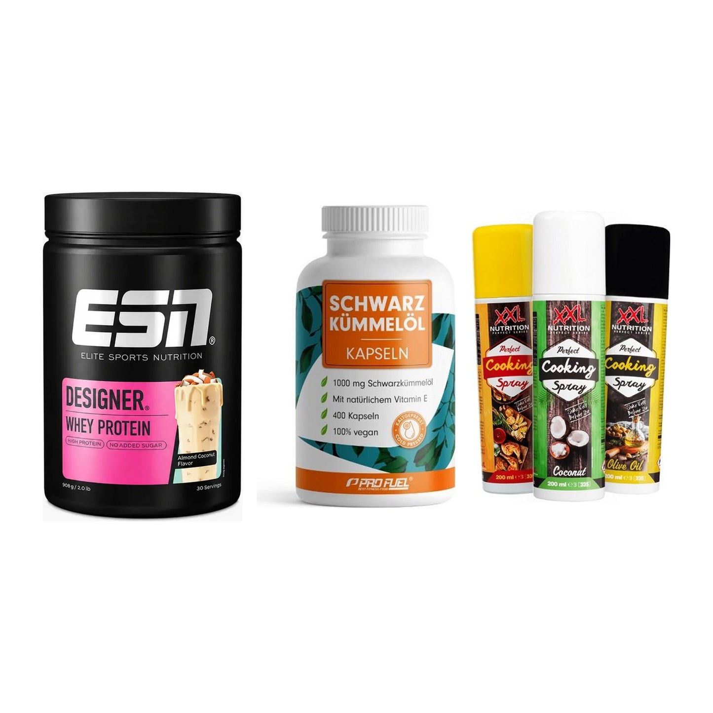 Definitionsphase-Set: ESN Designer + ProFuel Schwar + XXL Nutrition – alle enthaltenen Artikel