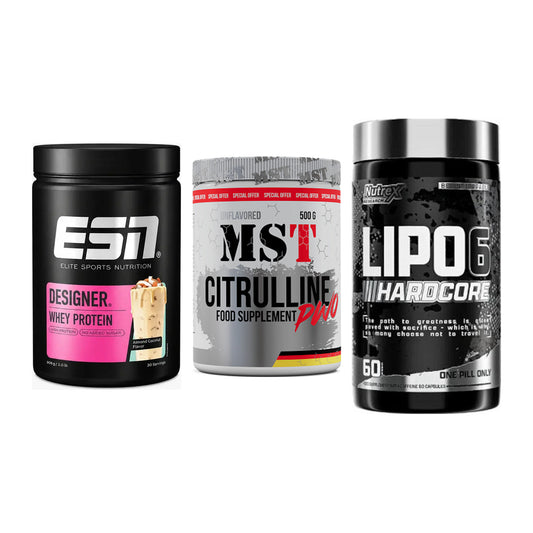 Definitionsphase-Set: ESN Designer + MST Citrulline + Nutrex Lipo 6 – alle enthaltenen Artikel