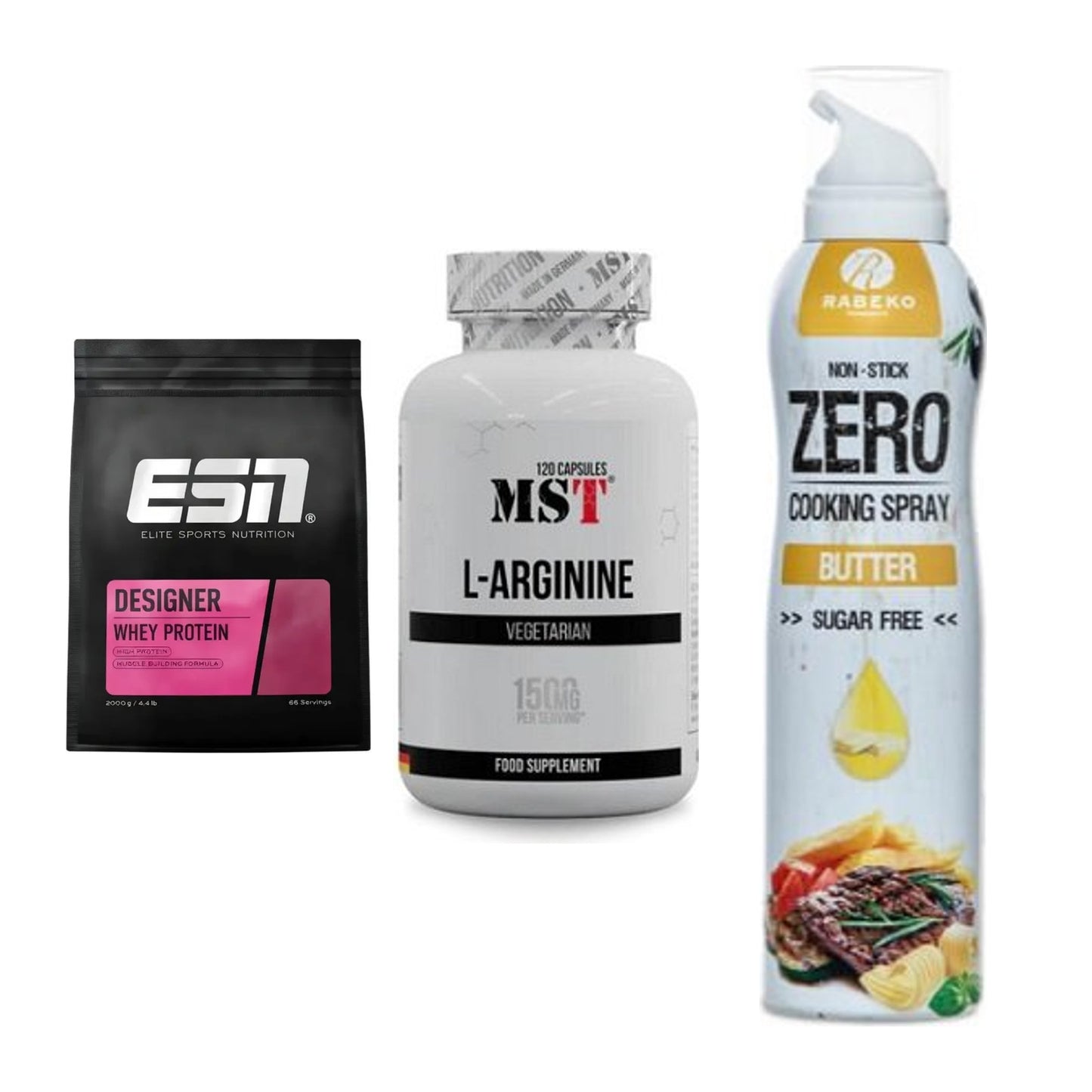 Definitionsphase-Set: ESN Designer + MST L-Arginine + Rabeko Zero – alle enthaltenen Artikel