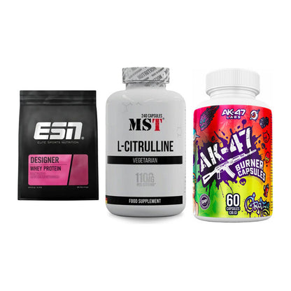 Definitionsphase-Set: ESN Designer + MST Citrulline + AK47 Labs – alle enthaltenen Artikel