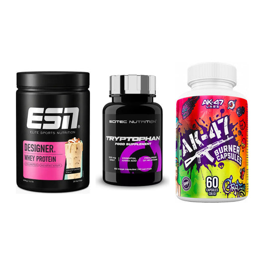 Definitionsphase-Set: ESN Designer + Scitec Tryptop + AK47 Labs – alle enthaltenen Artikel