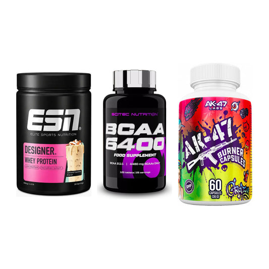 Definitionsphase-Set: ESN Designer + Scitec BCAA + AK47 Labs – alle enthaltenen Artikel