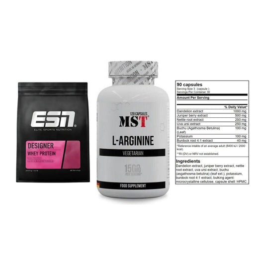 Definitionsphase-Set: ESN Designer + MST L-Arginine + GN Shred Cuts – alle enthaltenen Artikel