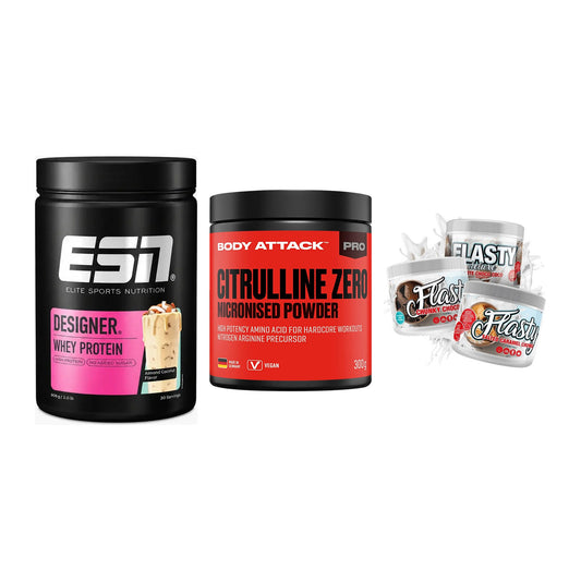 Definitionsphase-Set: ESN Designer + Body Attack + Sinob Flasty – alle enthaltenen Artikel