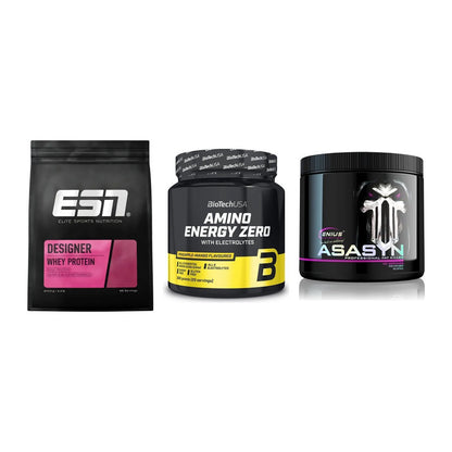 Definitionsphase-Set: ESN Designer + BioTech Amino + Genius Nutriti – alle enthaltenen Artikel