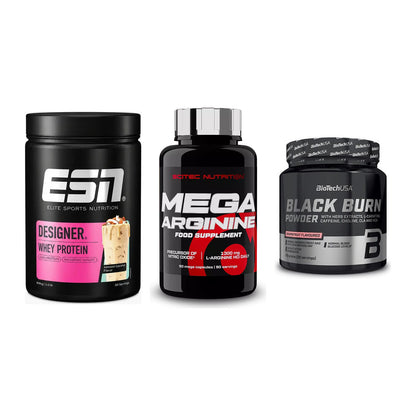 Definitionsphase-Set: ESN Designer + Scitec Mega + BioTech Black – alle enthaltenen Artikel