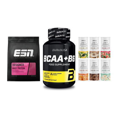 Definitionsphase-Set: ESN Designer + BioTech BCAA+B + BioTech Diet – alle enthaltenen Artikel