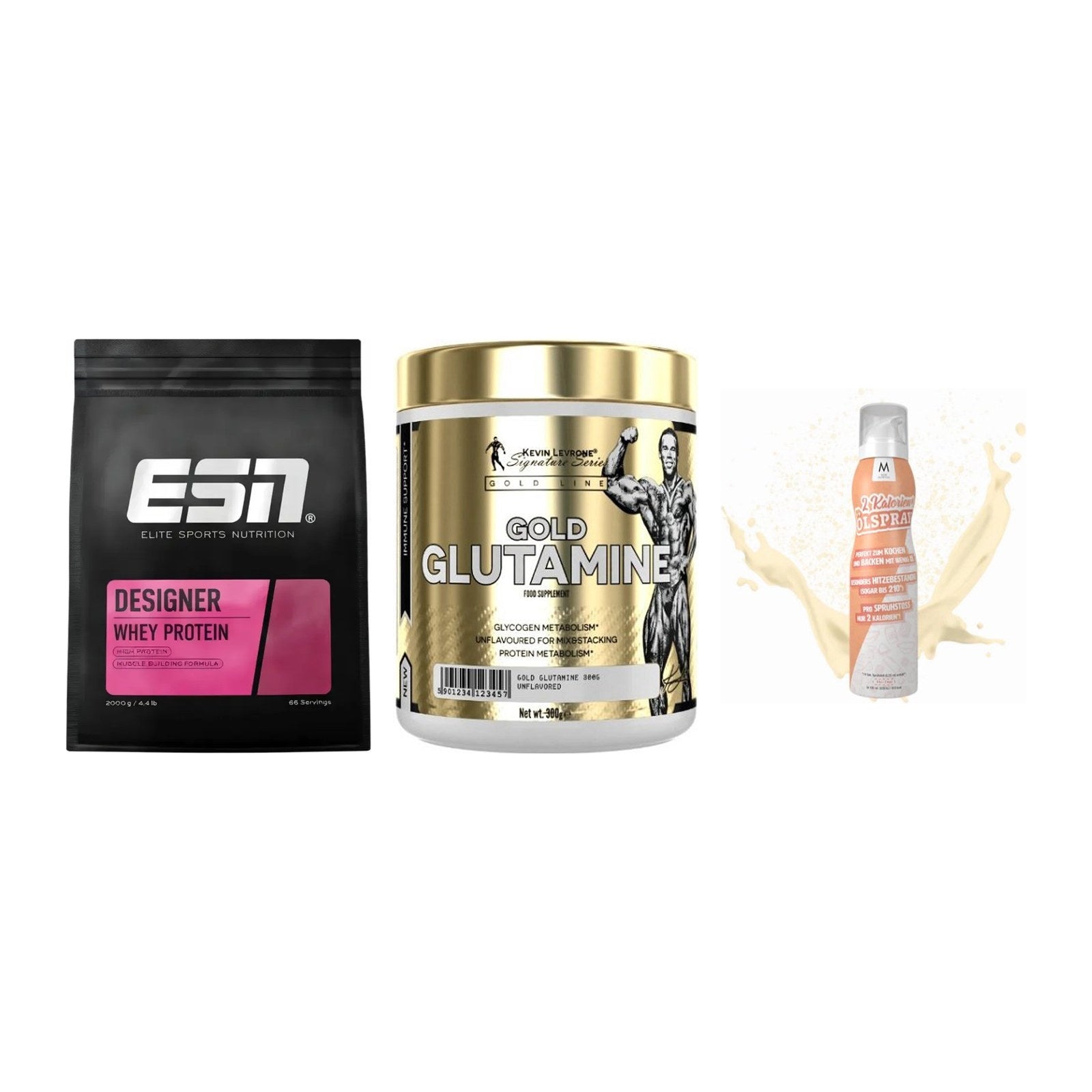 Definitionsphase-Set: ESN Designer + Kevin Levrone + More Nutrition – alle enthaltenen Artikel
