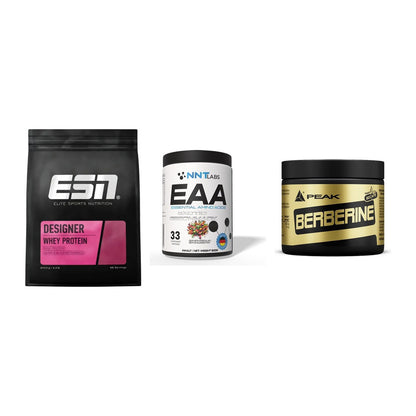 Definitionsphase-Set: ESN Designer Whey + NNT EAA + Peak Berberine – alle enthaltenen Artikel