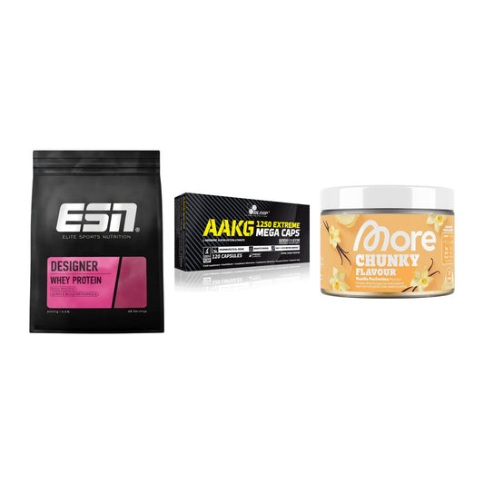 Definitionsphase-Set: ESN Designer + Olimp AAKG + More Nutrition – alle enthaltenen Artikel