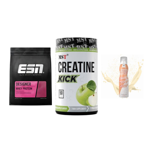 Definitionsphase-Set: ESN Designer + MST Creatine + More Nutrition – alle enthaltenen Artikel